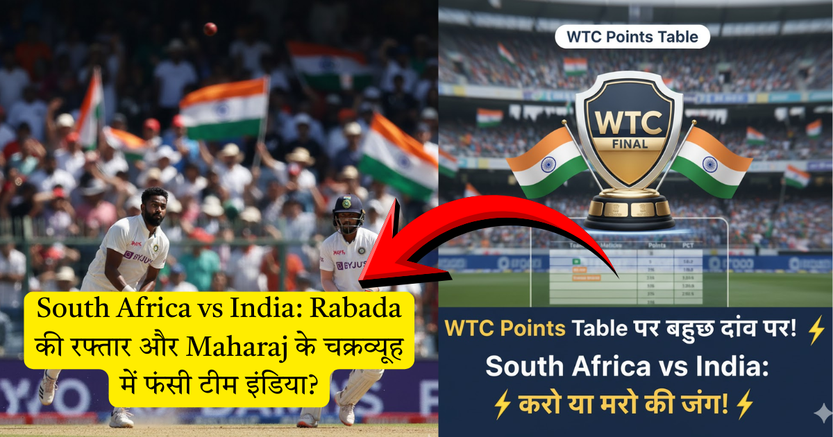 South Africa vs India: Rabada की रफ्तार और Maharaj के चक्रव्यूह में फंसी टीम इंडिया?